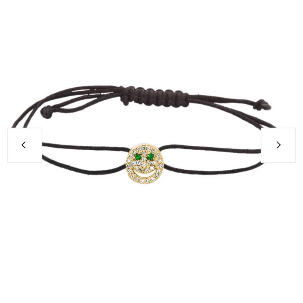 Lisa Gozlan THE HAPPY FACE NEVER TAKE OFF BRACELET